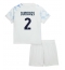 Maillot de football Réplique Inter Milan Denzel Dumfries #2 Extérieur Enfant 2025-26 Manche Courte (+ Pantalon court)