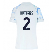 Maillot de football Réplique Inter Milan Denzel Dumfries #2 Extérieur Femme 2025-26 Manche Courte