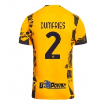 Maillot de football Réplique Inter Milan Denzel Dumfries #2 Troisième 2024-25 Manche Courte