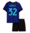 Maillot de football Réplique Inter Milan Federico Dimarco #32 Domicile Enfant 2025-26 Manche Courte (+ Pantalon court)