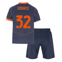 Maillot de football Réplique Inter Milan Federico Dimarco #32 Troisième Enfant 2025-26 Manche Courte (+ Pantalon court)