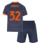 Maillot de football Réplique Inter Milan Federico Dimarco #32 Troisième Enfant 2025-26 Manche Courte (+ Pantalon court)