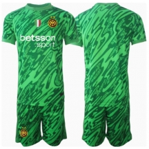 Maillot de football Réplique Inter Milan Gardien de but Domicile Enfant 2024-25 Manche Courte (+ Pantalon court)
