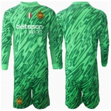Maillot de football Réplique Inter Milan Gardien de but Domicile Enfant 2024-25 Manche Longue (+ Pantalon court)
