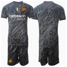 Maillot de football Réplique Inter Milan Gardien de but Troisième Enfant 2024-25 Manche Courte (+ Pantalon court)