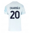 Maillot de football Réplique Inter Milan Hakan Calhanoglu #20 Extérieur 2025-26 Manche Courte