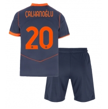 Maillot de football Réplique Inter Milan Hakan Calhanoglu #20 Troisième Enfant 2025-26 Manche Courte (+ Pantalon court)