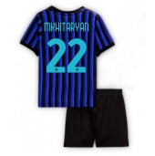 Maillot de football Réplique Inter Milan Henrikh Mkhitaryan #22 Domicile Enfant 2025-26 Manche Courte (+ Pantalon court)