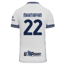 Maillot de football Réplique Inter Milan Henrikh Mkhitaryan #22 Extérieur 2024-25 Manche Courte