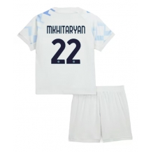 Maillot de football Réplique Inter Milan Henrikh Mkhitaryan #22 Extérieur Enfant 2025-26 Manche Courte (+ Pantalon court)
