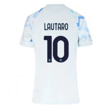 Maillot de football Réplique Inter Milan Lautaro Martinez #10 Extérieur Femme 2025-26 Manche Courte
