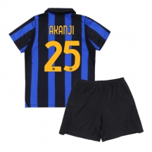 Maillot de football Réplique Inter Milan Manuel Akanji #25 Domicile Enfant 2026-27 Manche Courte (+ Pantalon court)