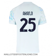 Maillot de football Réplique Inter Milan Manuel Akanji #25 Extérieur 2025-26 Manche Courte
