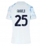 Maillot de football Réplique Inter Milan Manuel Akanji #25 Extérieur Femme 2025-26 Manche Courte