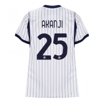 Maillot de football Réplique Inter Milan Manuel Akanji #25 Extérieur Femme 2026-27 Manche Courte