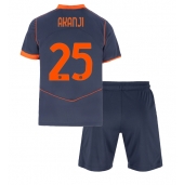 Maillot de football Réplique Inter Milan Manuel Akanji #25 Troisième Enfant 2025-26 Manche Courte (+ Pantalon court)