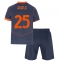 Maillot de football Réplique Inter Milan Manuel Akanji #25 Troisième Enfant 2025-26 Manche Courte (+ Pantalon court)