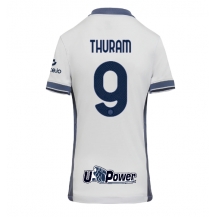 Maillot de football Réplique Inter Milan Marcus Thuram #9 Extérieur Femme 2024-25 Manche Courte
