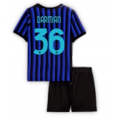 Maillot de football Réplique Inter Milan Matteo Darmian #36 Domicile Enfant 2025-26 Manche Courte (+ Pantalon court)