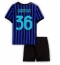Maillot de football Réplique Inter Milan Matteo Darmian #36 Domicile Enfant 2025-26 Manche Courte (+ Pantalon court)