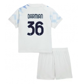 Maillot de football Réplique Inter Milan Matteo Darmian #36 Extérieur Enfant 2025-26 Manche Courte (+ Pantalon court)