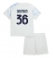 Maillot de football Réplique Inter Milan Matteo Darmian #36 Extérieur Enfant 2025-26 Manche Courte (+ Pantalon court)
