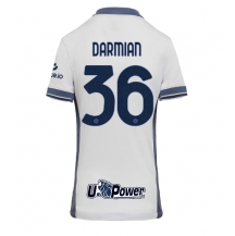 Maillot de football Réplique Inter Milan Matteo Darmian #36 Extérieur Femme 2024-25 Manche Courte