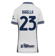 Maillot de football Réplique Inter Milan Nicolo Barella #23 Extérieur Femme 2024-25 Manche Courte