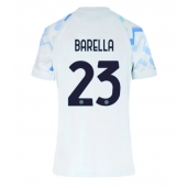 Maillot de football Réplique Inter Milan Nicolo Barella #23 Extérieur Femme 2025-26 Manche Courte