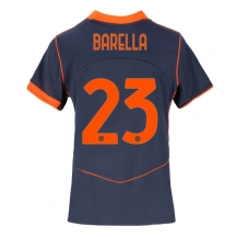 Maillot de football Réplique Inter Milan Nicolo Barella #23 Troisième Femme 2025-26 Manche Courte