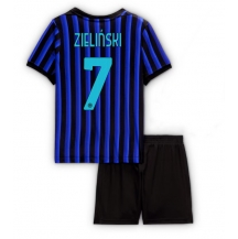 Maillot de football Réplique Inter Milan Piotr Zielinski #7 Domicile Enfant 2025-26 Manche Courte (+ Pantalon court)