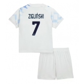 Maillot de football Réplique Inter Milan Piotr Zielinski #7 Extérieur Enfant 2025-26 Manche Courte (+ Pantalon court)