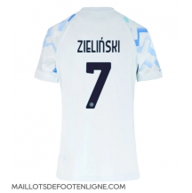 Maillot de football Réplique Inter Milan Piotr Zielinski #7 Extérieur Femme 2025-26 Manche Courte