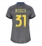 Maillot de football Réplique Inter Milan Yann Bisseck #31 Troisième Femme 2026-27 Manche Courte