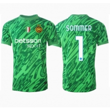 Maillot de football Réplique Inter Milan Yann Sommer #1 Gardien de but Domicile 2024-25 Manche Courte