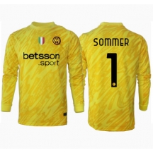 Maillot de football Réplique Inter Milan Yann Sommer #1 Gardien de but Extérieur 2024-25 Manche Longue