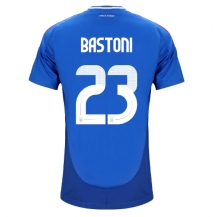 Maillot de football Réplique Italie Alessandro Bastoni #23 Domicile Europe 2024 Manche Courte