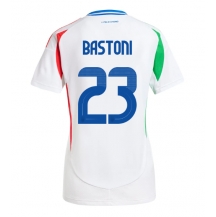 Maillot de football Réplique Italie Alessandro Bastoni #23 Extérieur Femme Europe 2024 Manche Courte