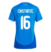 Maillot de football Réplique Italie Bryan Cristante #16 Domicile Femme Europe 2024 Manche Courte