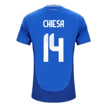 Maillot de football Réplique Italie Federico Chiesa #14 Domicile Europe 2024 Manche Courte
