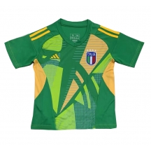 Maillot de football Réplique Italie Gardien de but Extérieur Europe 2024 Manche Courte