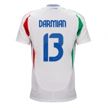 Maillot de football Réplique Italie Matteo Darmian #13 Extérieur Europe 2024 Manche Courte