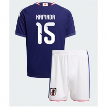 Maillot de football Réplique Japani Daichi Kamada #15 Domicile Enfant Mondial 2026 Manche Courte (+ Pantalon court)