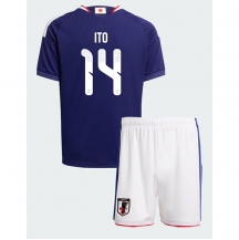 Maillot de football Réplique Japani Junya Ito #14 Domicile Enfant Mondial 2026 Manche Courte (+ Pantalon court)