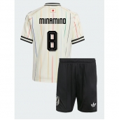 Maillot de football Réplique Japani Takumi Minamino #8 Extérieur Enfant Mondial 2026 Manche Courte (+ Pantalon court)
