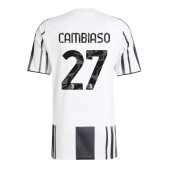 Maillot de football Réplique Juventus Andrea Cambiaso #27 Domicile 2025-26 Manche Courte