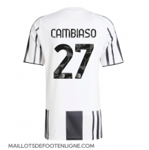 Maillot de football Réplique Juventus Andrea Cambiaso #27 Domicile 2025-26 Manche Courte