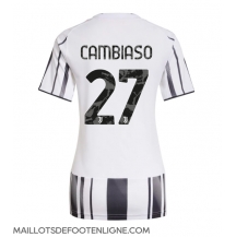 Maillot de football Réplique Juventus Andrea Cambiaso #27 Domicile Femme 2025-26 Manche Courte