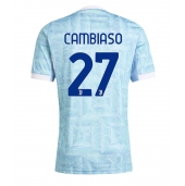 Maillot de football Réplique Juventus Andrea Cambiaso #27 Extérieur 2025-26 Manche Courte