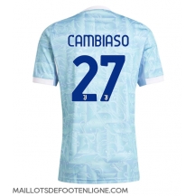 Maillot de football Réplique Juventus Andrea Cambiaso #27 Extérieur 2025-26 Manche Courte